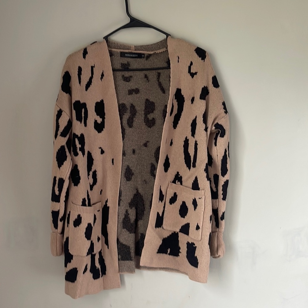 Leopard Print Cardigan